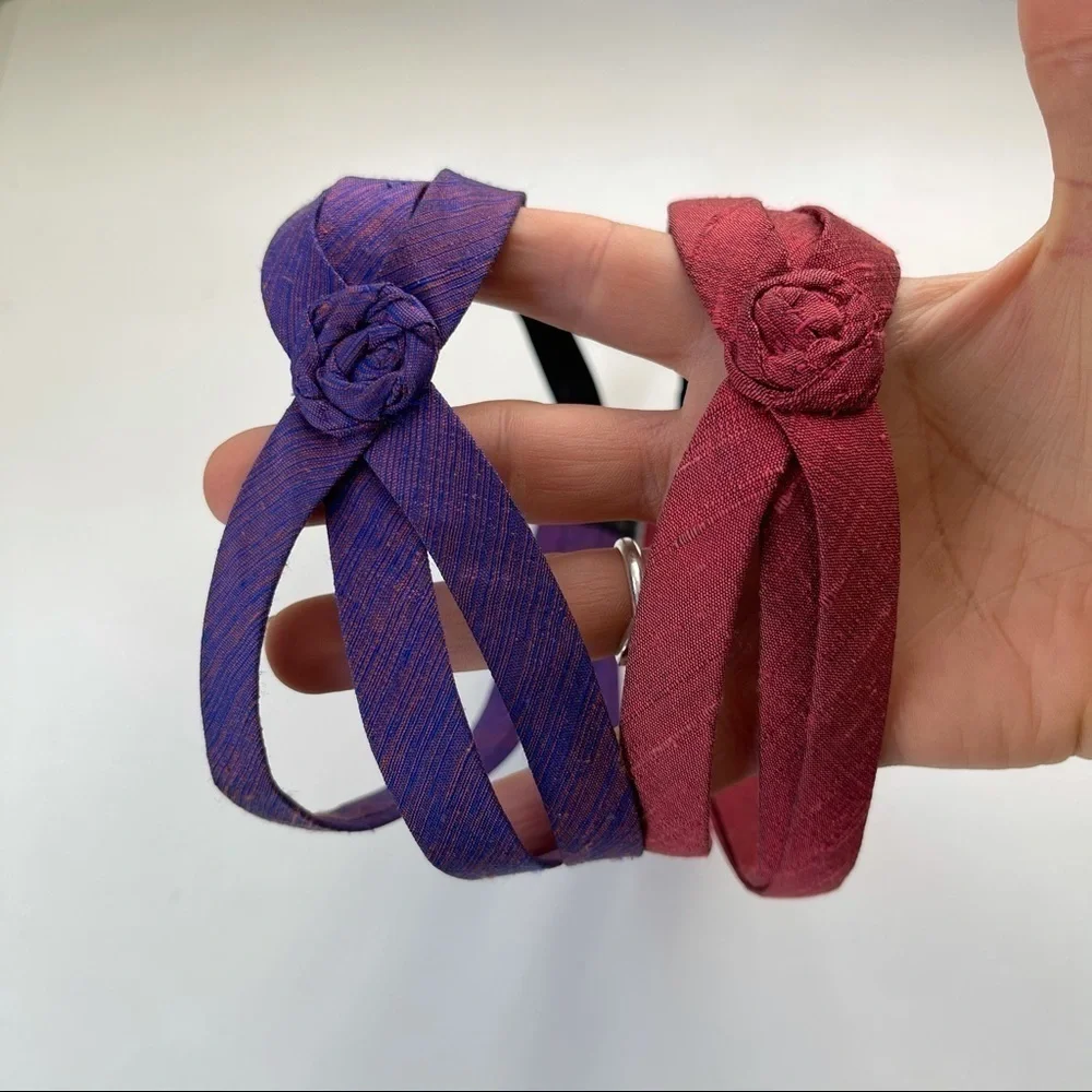 Adjustable Red & Purple Headbands